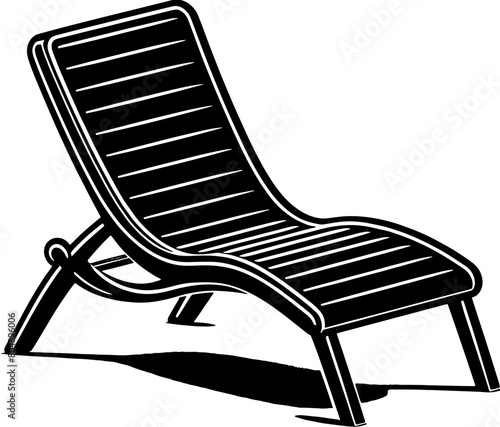 Lounge chair furniture icon 5