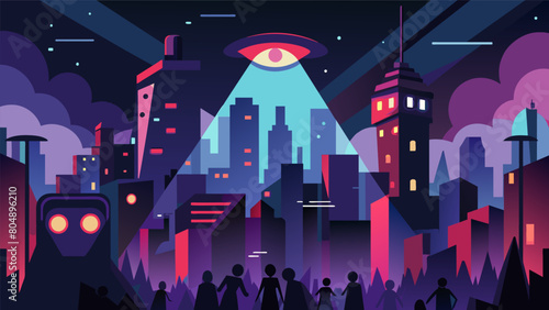 Even the bright lights of the citys nightlife cannot dispel the heavy darkness that shrouds the city in fear and mistrust..