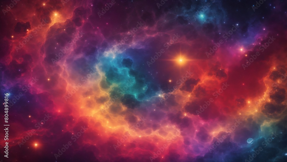 A vibrant, cosmic canvas of stars and nebulae abstract celestial background design A vibrant, cosmic canvas of stars and nebulae abstract celestial background design