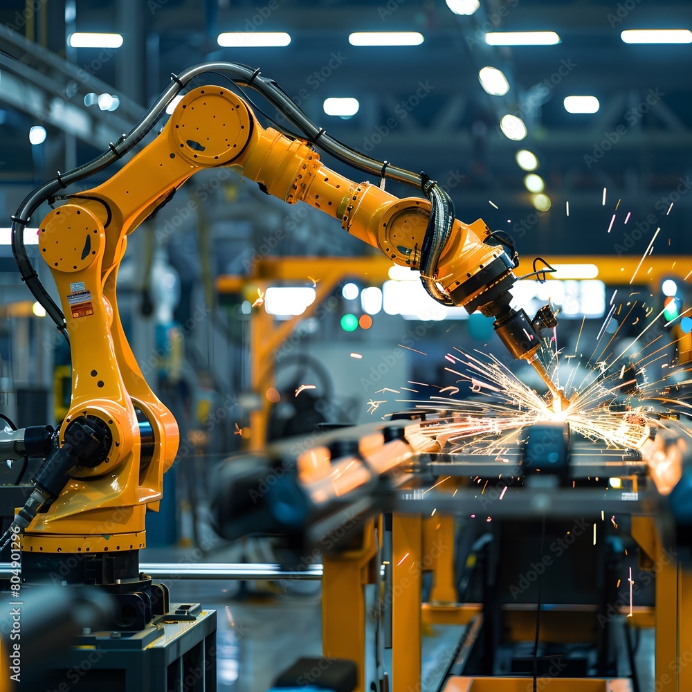 Advanced automotive manufacturing robotic arm