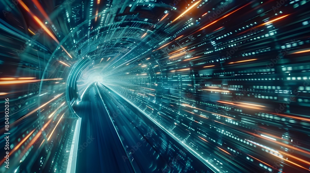 digital data flow on road in concept of program coding with graphic creating vision of fast speed transfer to show digital transformation , disruptive innovation digital data flow on road in concept of program coding with graphic creating vision of fast speed transfer to show digital transformation , disruptive innovation