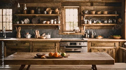 Storage Solutions in Style: A Repurposed Barn Wood Kitchen Island photo