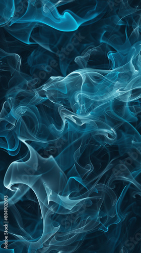 Seamless intricate with smoke in a abstract pattern