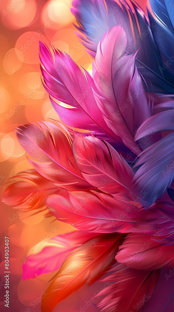 Background of soft and blurred chicken feathers in beautiful colors,Vector illustration Background of soft and blurred chicken feathers in beautiful colors,Vector illustration