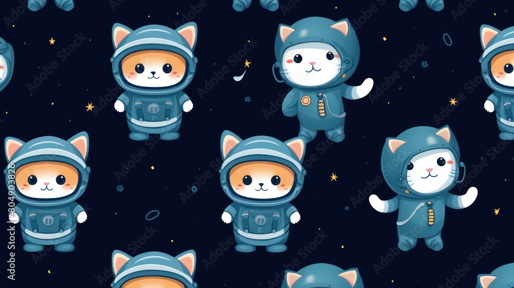 astronaut cat design pattern for fabric making needs astronaut cat design pattern for fabric making needs
