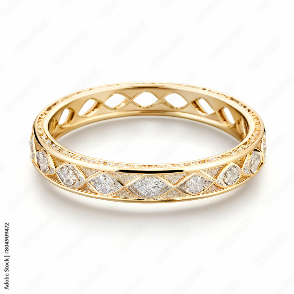 diamond and gold bangle bracelet isolated on white,Beautiful golden bracelet with precious stones isolated on white,generate ai
diamond and gold bangle bracelet isolated on white,Beautiful golden bracelet with precious stones isolated on white,generate ai