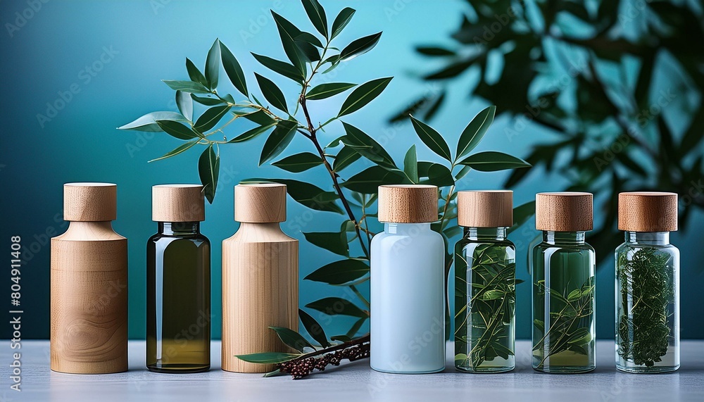 Highresolution product packaging mockups for a natural cosmetics line, featuring ecofriendly materials and minimalist design, perfect for branding presentations Highresolution product packaging mockups for a natural cosmetics line, featuring ecofriendly materials and minimalist design, perfect for branding presentations