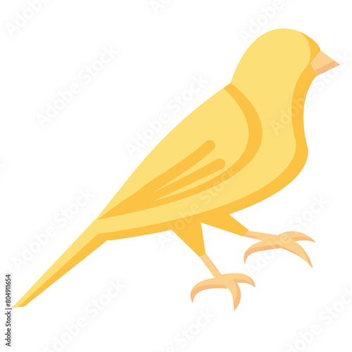 canary flat vector icon