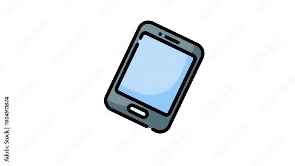 Mobile phone icon animation Mobile phone icon animation