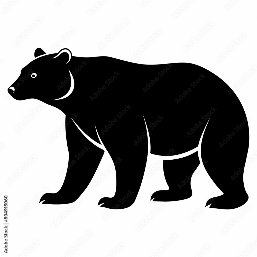 A polar Bear Walking vector silhouette, flat style black color illustration, isolated white background (13) A polar Bear Walking vector silhouette, flat style black color illustration, isolated white background (13)