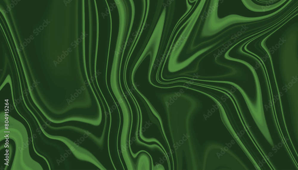 Obraz premium Abstract liquid waves background. Background with waves. Green liquify background.