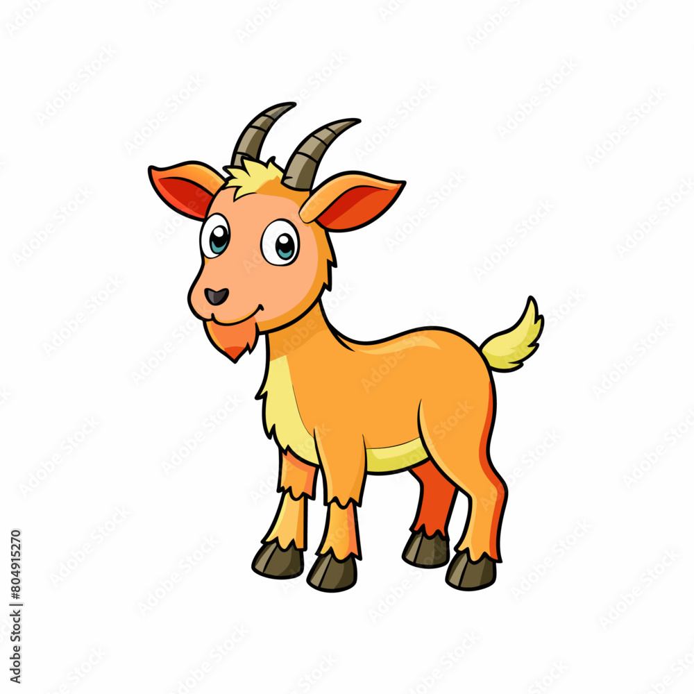 Fototapeta premium Goat Vector art illustration (3)