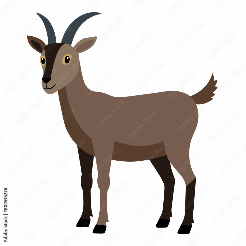Fototapeta premium Goat Vector art illustration (8)