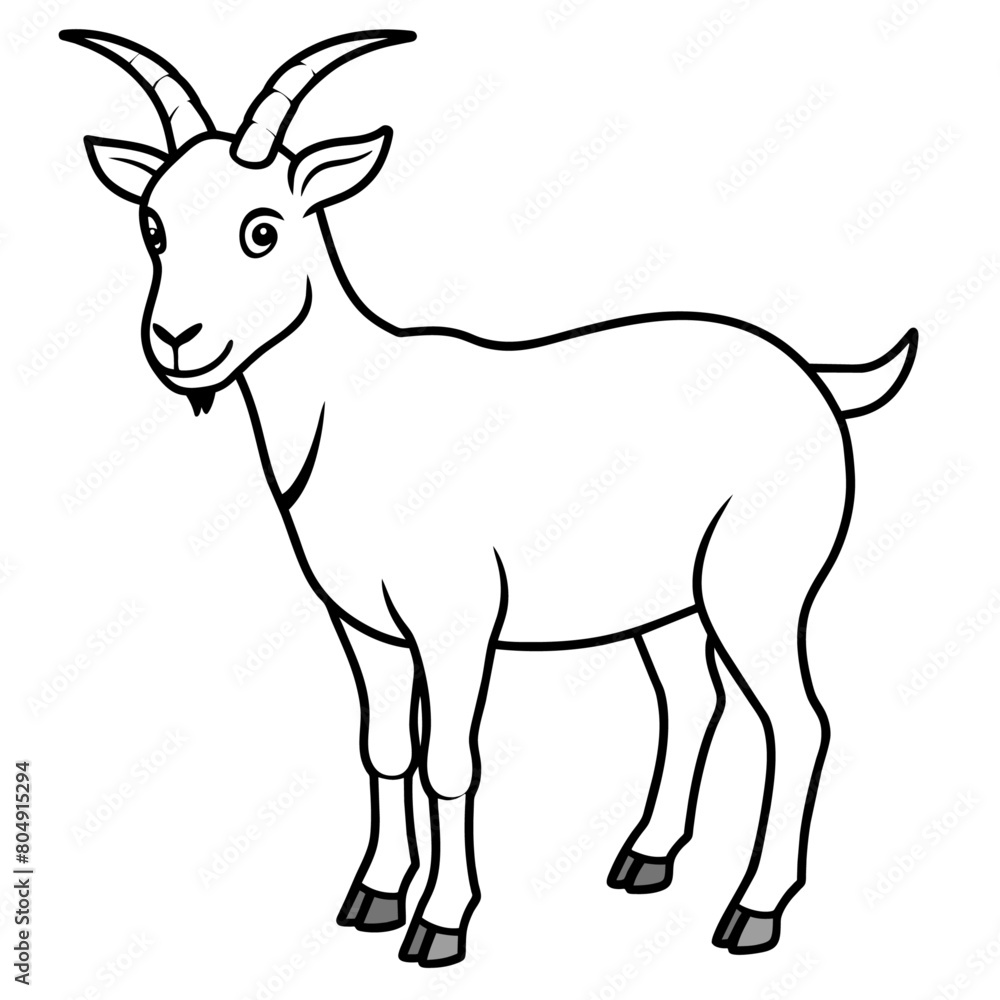 Obraz premium Goat Vector art illustration (14)