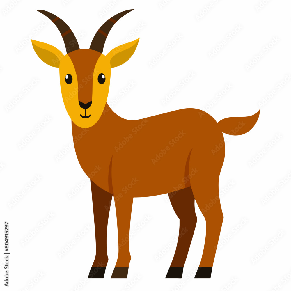 Fototapeta premium Goat Vector art illustration (12)