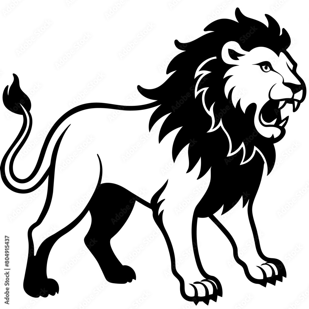 Lion Vector art illustration (21) Lion Vector art illustration (21)