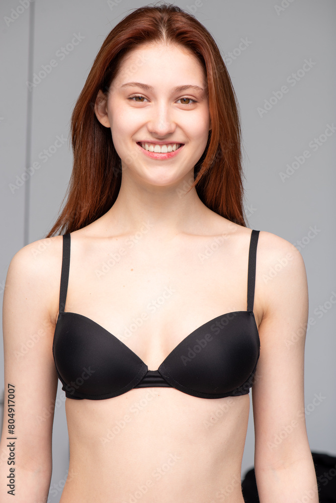 Obraz premium Woman model test. Snapshot for model