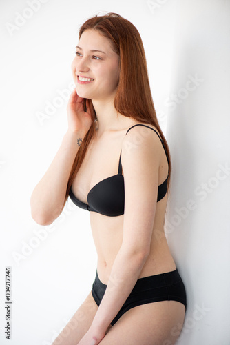 Woman model test. Snapshot for model © alipko