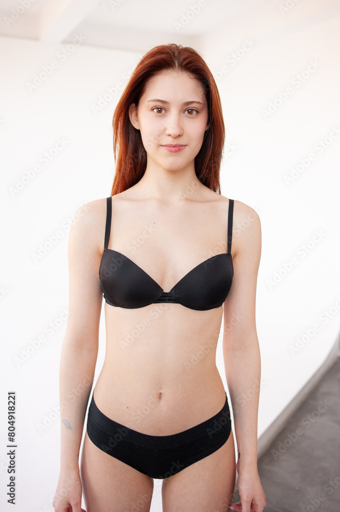 woman . studio polaroid. Snapshoot for model agency woman . studio polaroid. Snapshoot for model agency
