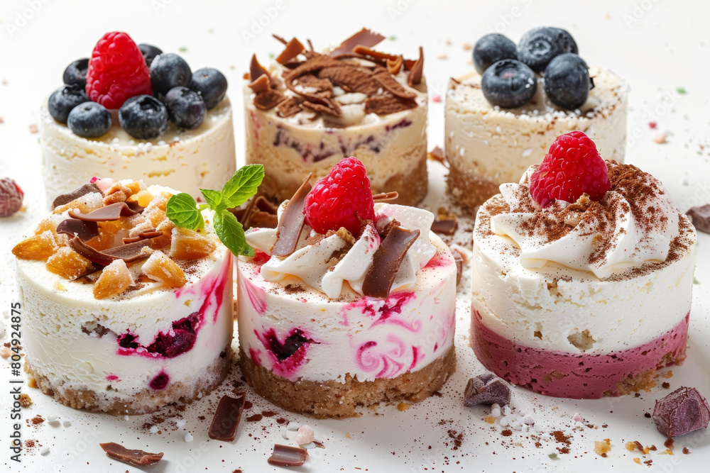 Healthy Yogurt-Based Desserts, Decadent Display. Healthy Yogurt-Based Desserts, Decadent Display.
