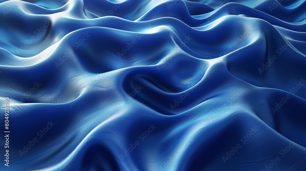 Fototapeta premium blue abstract background with waves