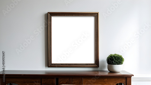 Blank wall art decoration 