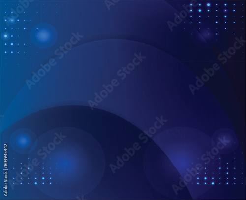 blue light sparkles background with text space, backdrop, minimal background, vector illustration