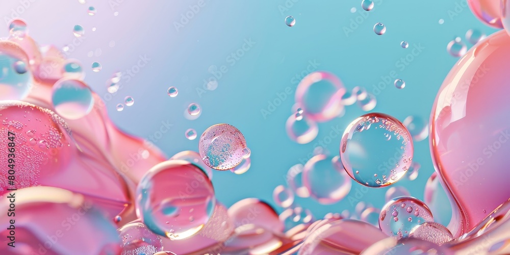 Multiple bubbles of various sizes drifting through the air in a random pattern against a plain background, creating an ethereal and whimsical sight Multiple bubbles of various sizes drifting through the air in a random pattern against a plain background, creating an ethereal and whimsical sight