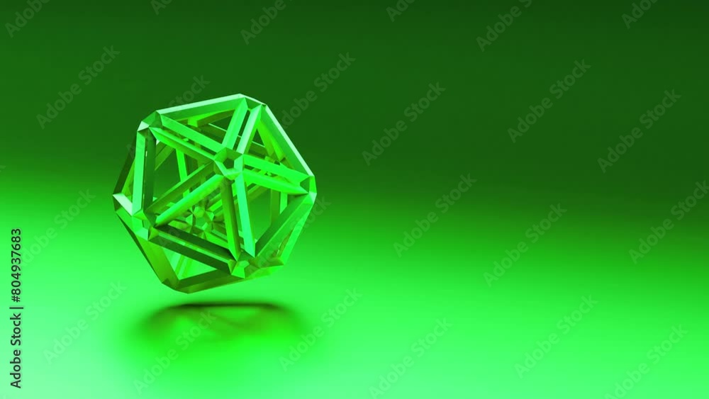 3d render of abstract geometric shape. Business or technology concept background. High quality 4k footage, looped seamless animation background 3d render of abstract geometric shape. Business or technology concept background. High quality 4k footage, looped seamless animation background