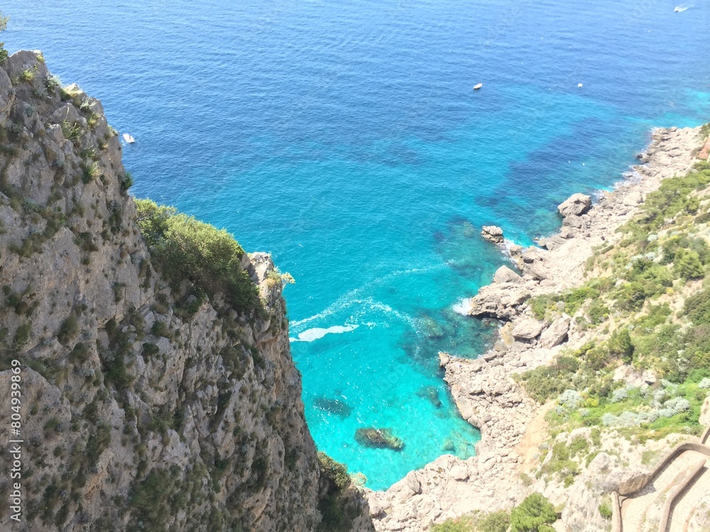 coast of island, Capri island coast of island, Capri island