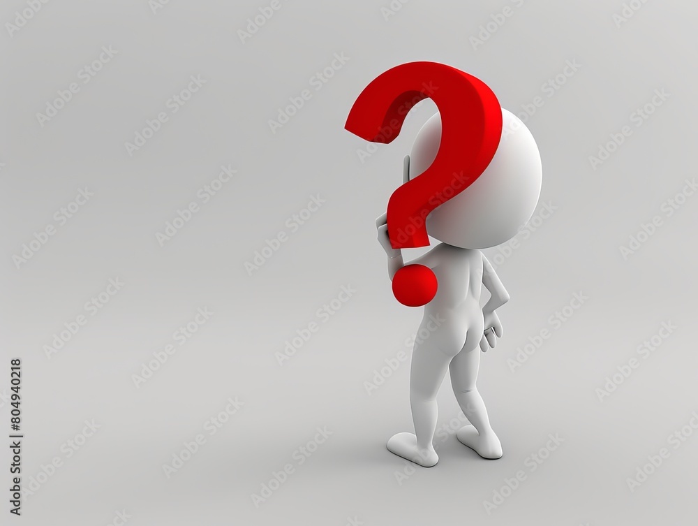 Abstract design with a question mark Abstract design with a question mark