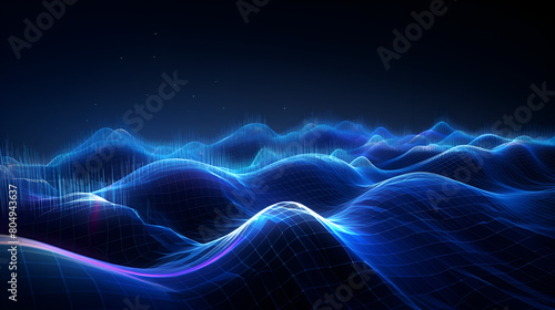 Abstract Waves Lines Background pattern, vibrant, colorful, dynamic, motion, flowing, fluid, artistic, modern, graphic Generative AI 