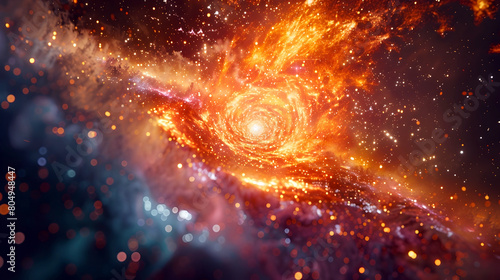 Captivating Cosmic Collision:Photons Racing Through the Quantum Frontier,Reshaping Energy and in a Visionary Interstellar Explosion