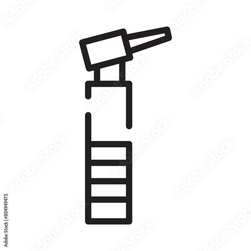 Medicine Otoscope Tool Line Icon