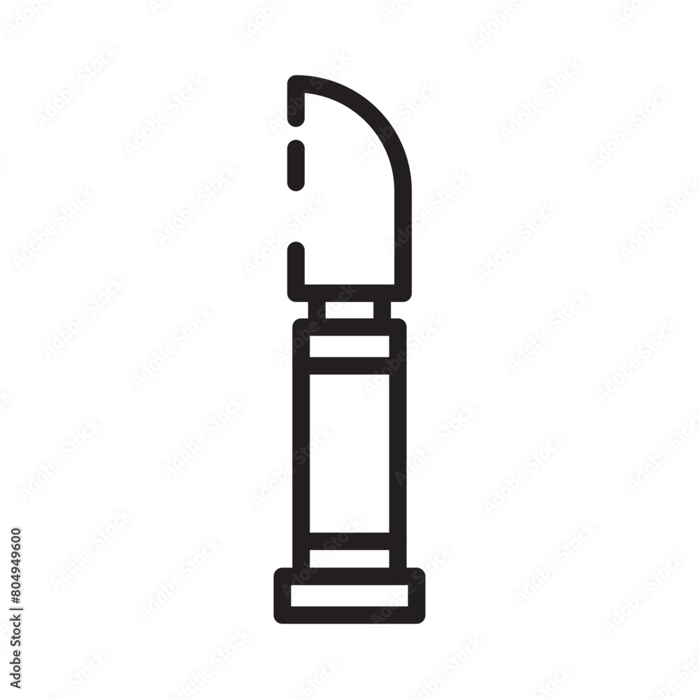 Scalpel Knife Medical Line Icon Scalpel Knife Medical Line Icon