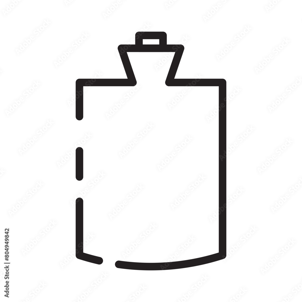 Bottle Hot Tool Line Icon Bottle Hot Tool Line Icon