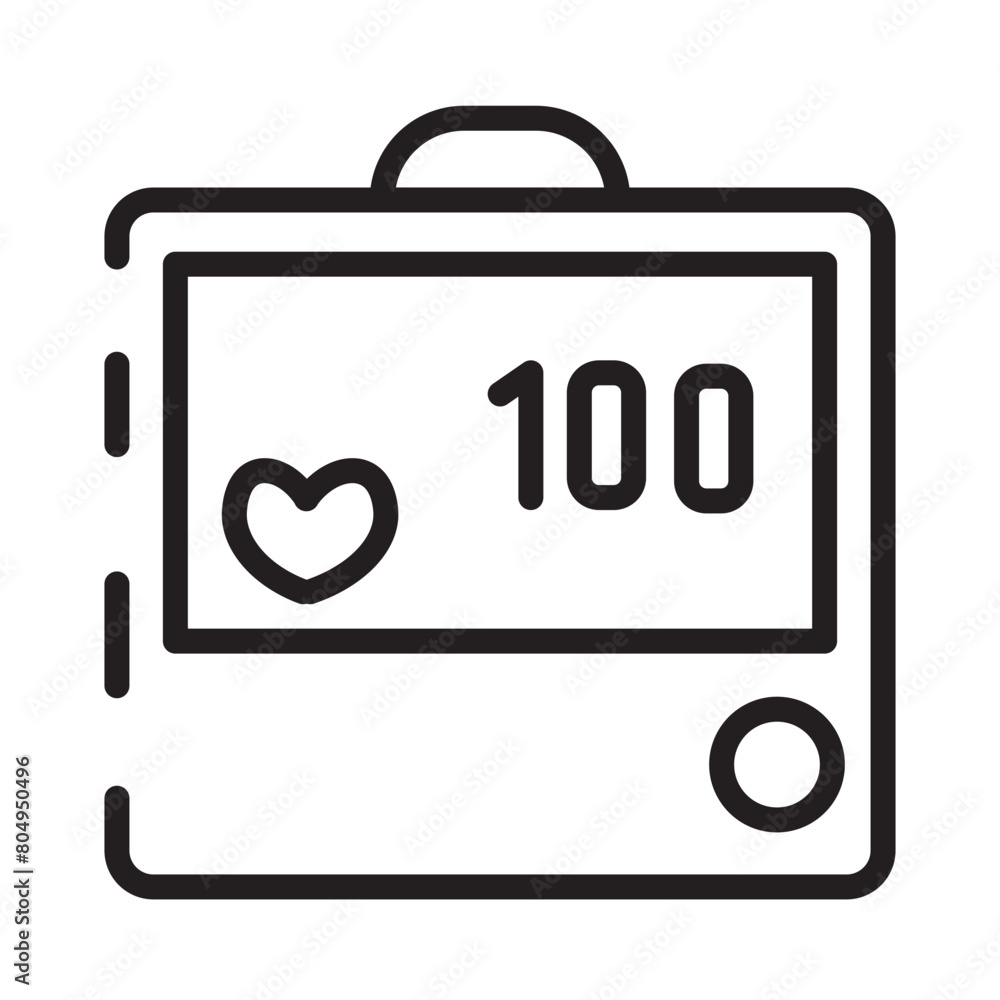 Blood Equipment Hospital Line Icon Blood Equipment Hospital Line Icon