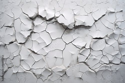 Cracked and Broken Concrete Surface