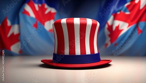 canada country cap with flag