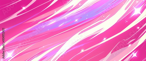 Pink diagonal anime speed lines adding motion to the background, Cartoon background