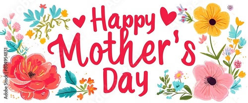 Happy Mother's Day: Text Graphics