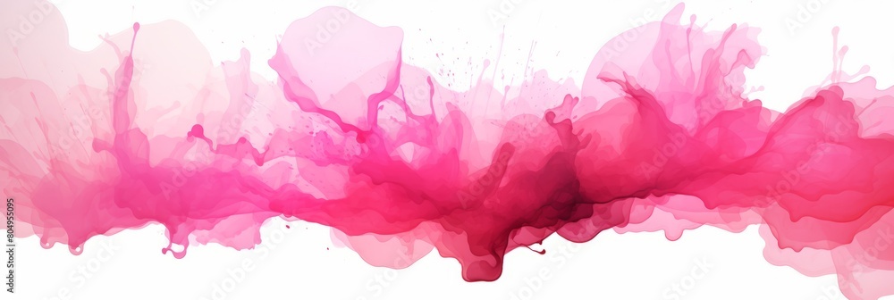 Watercolor texture of stains. Abstract texture pastel pink color