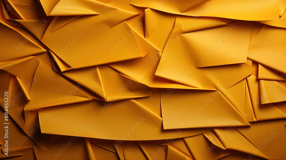 Obraz premium An Empty Dark Yellow Paper With A Very Detail Pattern on Background