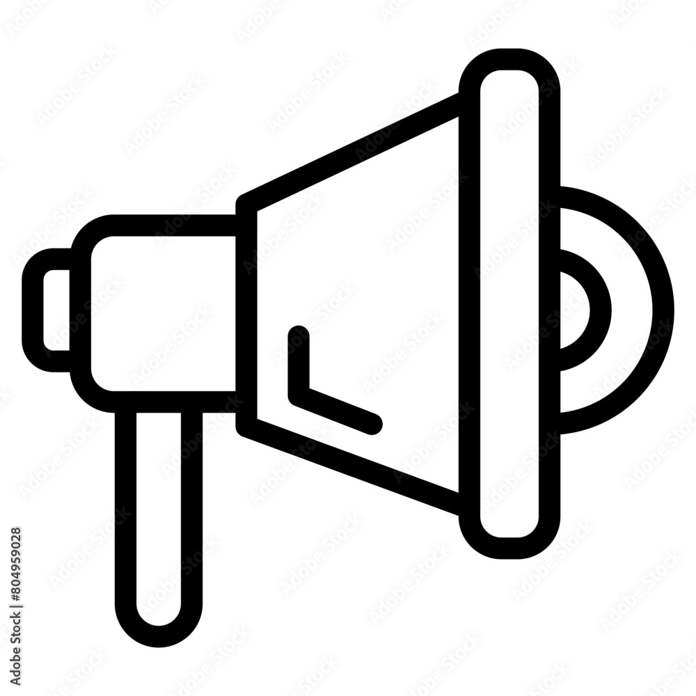 Megaphone icons. Electric megaphone symbol with sound. Advertising concept. Megaphone icons. Electric megaphone symbol with sound. Advertising concept.