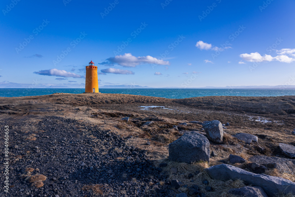 Obraz premium Iconic lighthouse in iceland