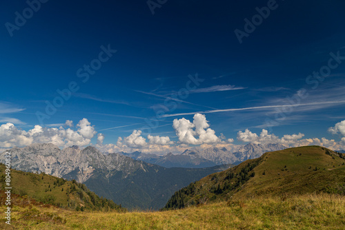 September is the best month for trekking in the beautiful Carnic Alps, Friuli-Venezia Giulia, Italy