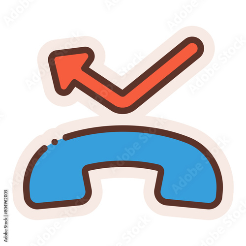 missed call sticker