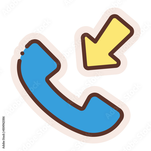receive call sticker