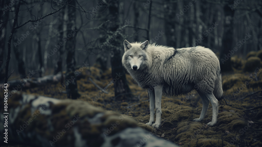 Obraz premium wolf in winter