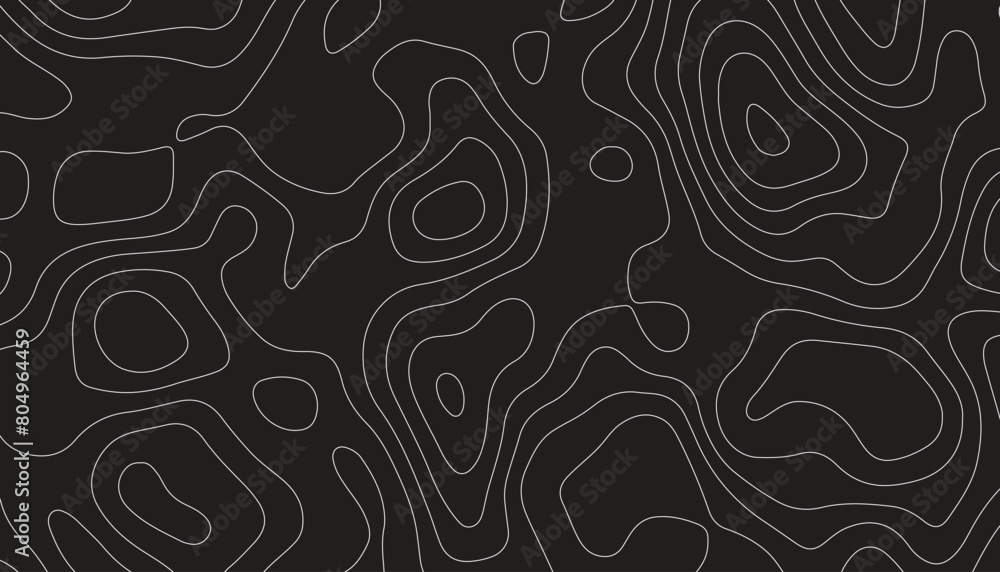 Geographic Abstract abstract pattern with lines. background of the topographic map ...